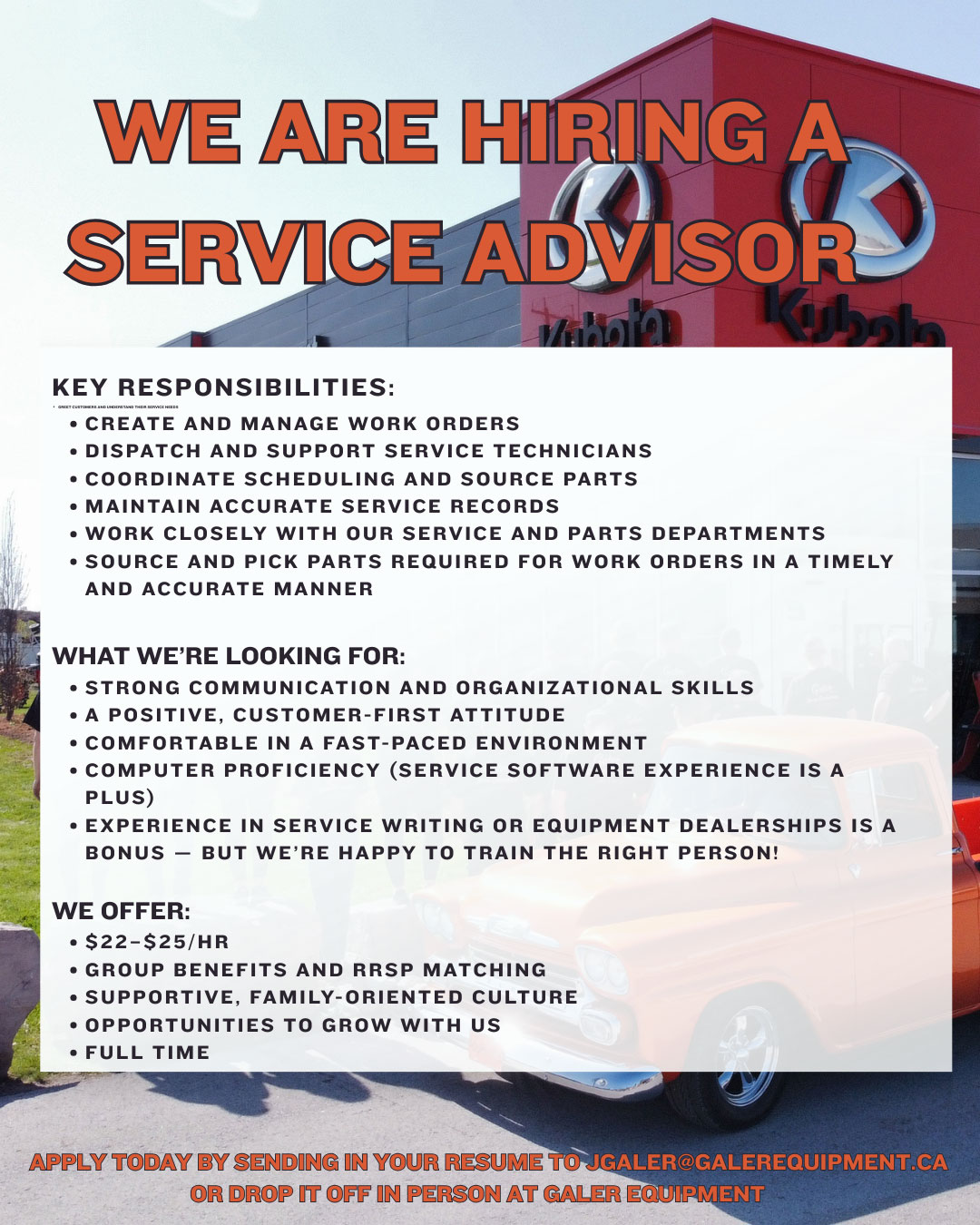 now hiring